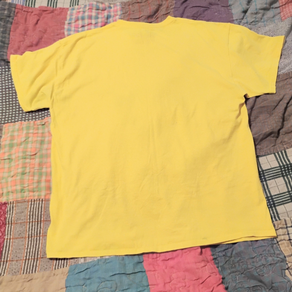 SOLD Yellow XL Unisex "Anarchy in the U.K." Graphic T-Shirt - Picture 4 of 4
